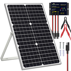 SOLPERK solar panel front view showing cells and brand for reliable maintenance