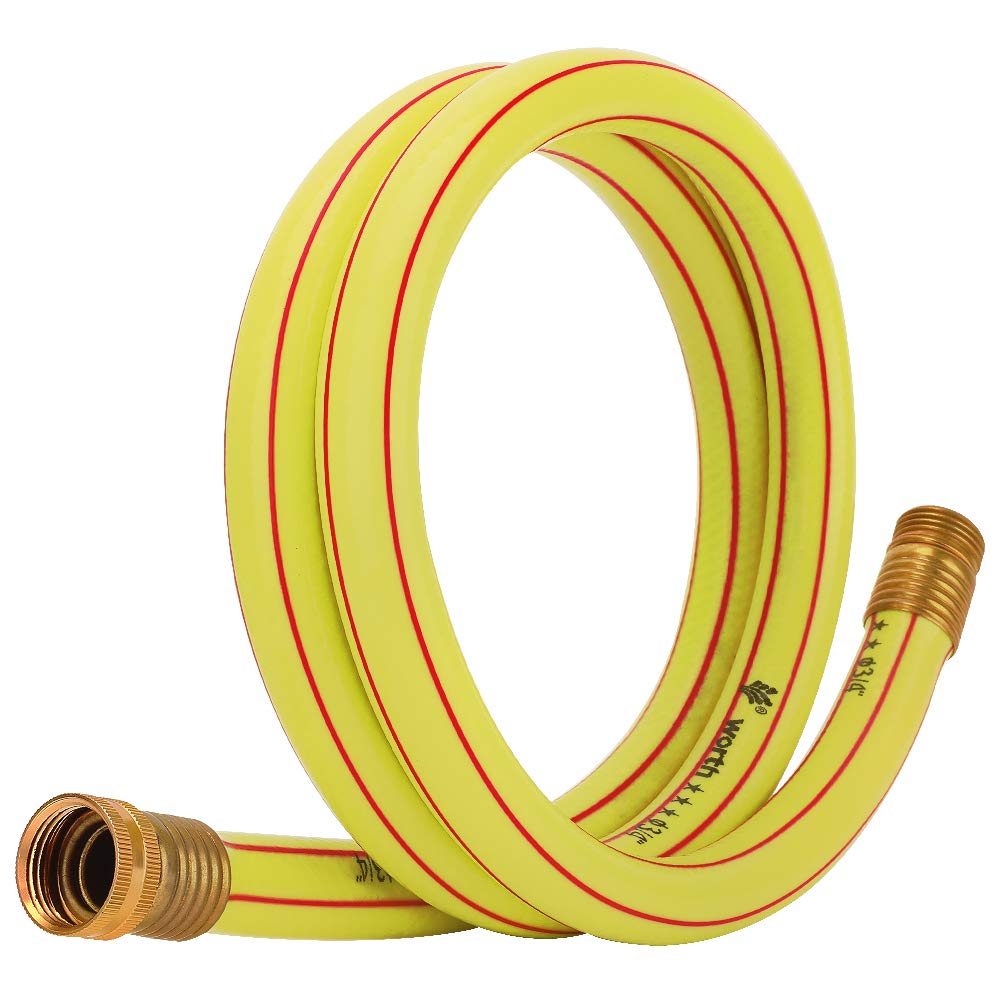Solution4Patio front packaging showing compact 5 ft leader hose and fittings ease