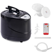 Sonaricus front view showing compact steamer and clear display for quick setup