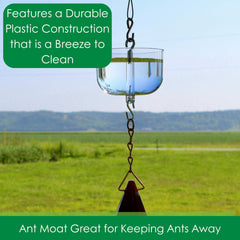Songbird Essentials protector installed on hanger blocking crawling insects
