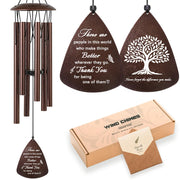 Soopau wind chimes front packaging showing ready-to-gift presentation