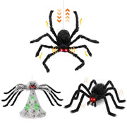 Soulchen front view of three spiders showing dramatic placement and visual impact