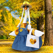 Soulchen front view of sunflower outfit showing cheerful decor benefit