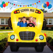 Soulchen school bus front view showing bright design and easy setup benefit