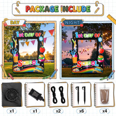 Soulchen LED lights illuminated inside frame to enhance photos and improve nighttime visibility