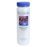 SpaChoice front label showing 14-ounce calcium increaser and clear instructions