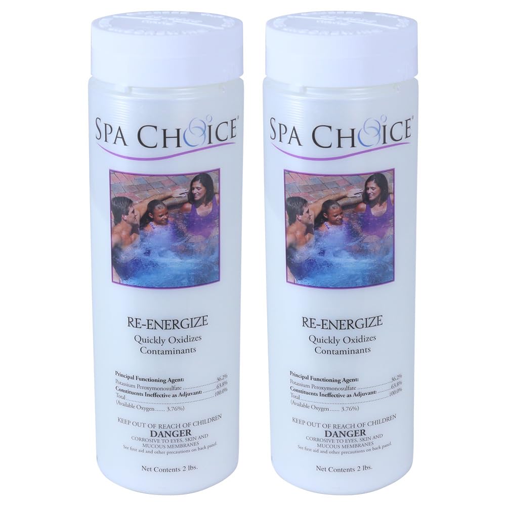 SpaChoice front label showing product details and benefits