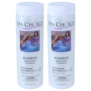 SpaChoice front label showing product details and benefits
