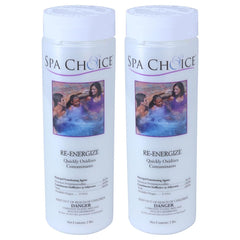 SpaChoice front label showing product details and benefits
