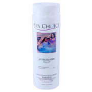 SpaChoice front packaging showing 2 lb container and clear label benefits