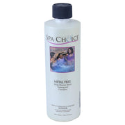 SpaChoice bottle front label showing product and stain prevention benefit