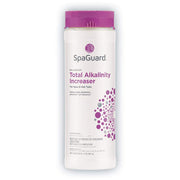 SpaGuard front packaging showing product label and clear dosing benefits