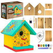 SparkJump front view of assembled birdhouse showing neat design and weather resistance