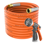 SPECILITE full-length coiled hose showing long reach and easy storage