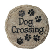 Spoontiques dog crossing front view showing playful design and curb appeal