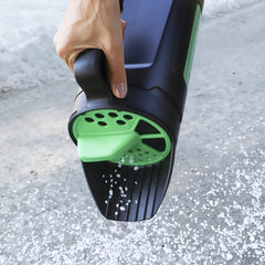 Spot Spreader close-up of adjustable openings demonstrating flow control benefit