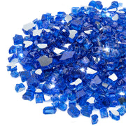 Stanbroil front packaging showing cobalt blue fire glass and clear labeling for easy identification