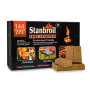 Stanbroil front packaging showing compact 144-piece pack and clear labeling for quick grabs