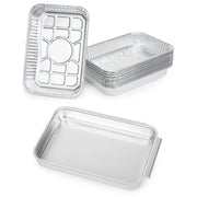 Stanbroil front view of pan and liners showing durable replacement and convenience