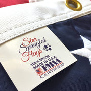 Star Spangled Flags full frontal 3x5 view showing vibrant colors and clear design benefit durability