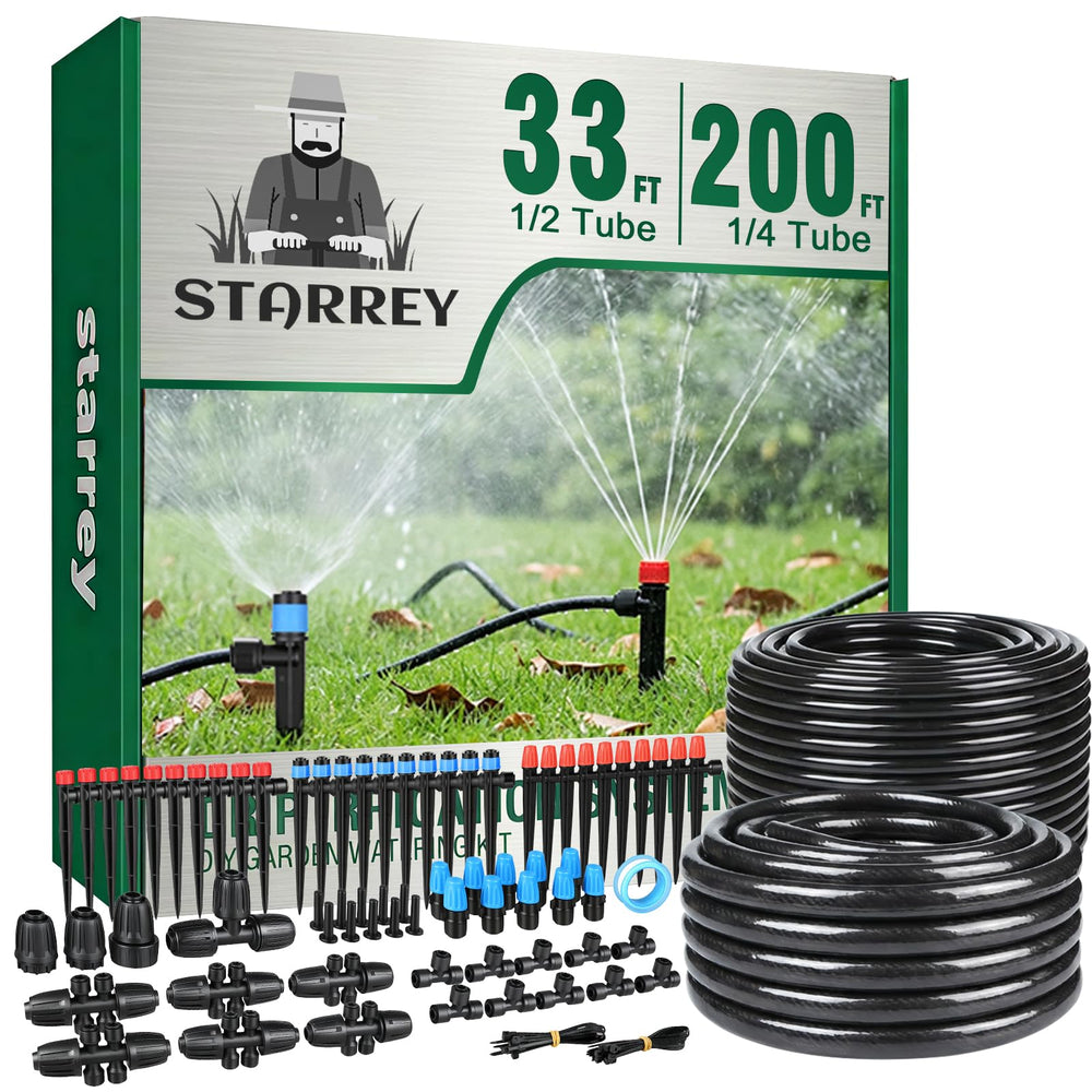 STARREY front packaging showing full 233ft kit and components for quick install