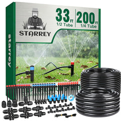 STARREY front packaging showing full 233ft kit and components for quick install