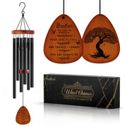 SteadStyle front packaged memorial wind chime, ready to gift