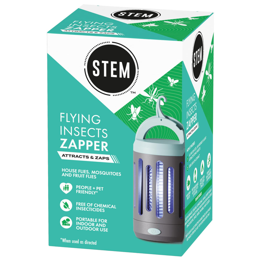 STEM front view showing compact design and 360-degree light for effective coverage