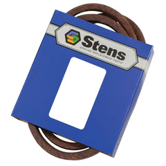Stens belt flat lay highlighting full 57-3/4 inch length and fit