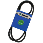 Stens belt front packaging showing part number and fast replacement benefit