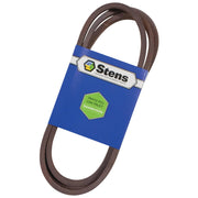 Stens replacement belt front view showing full length and accurate sizing benefit