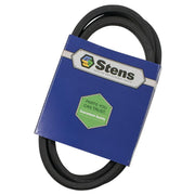 Stens front packaging showing belt and part number, ensures correct part identification