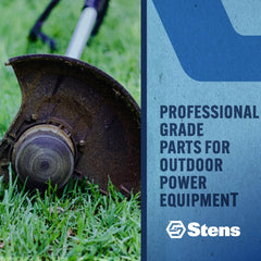 Close-up of Stens 610-411 grommet showing precise fit and sealing benefit