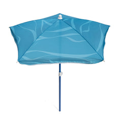 Step2 umbrella installed in sand at beach demonstrating secure pointed base
