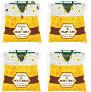 Stingmon front packaging showing four yellow hanging traps for outdoor protection