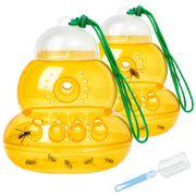 Stingmon front packaging showing two reusable hanging wasp traps and benefits