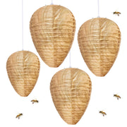 Stingmon front view of a hanging wasp nest decoy showing realistic shape and quick deterrent