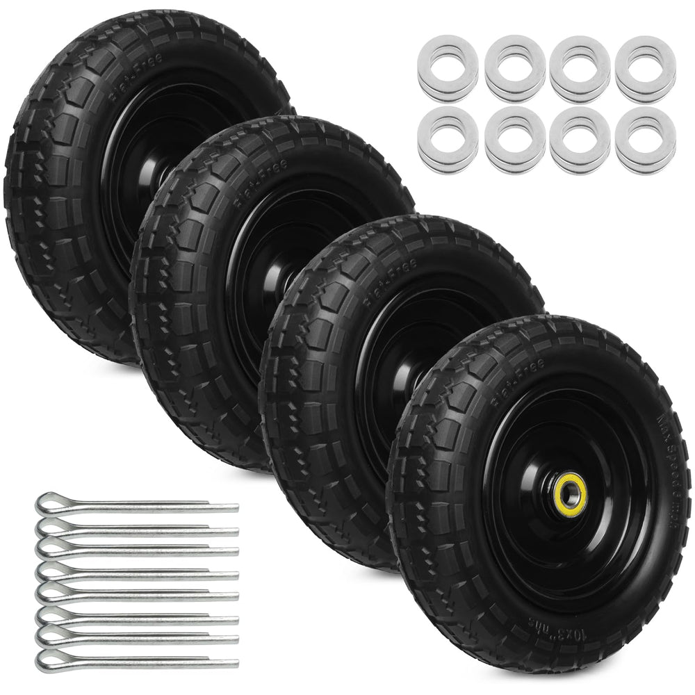 Storystore front view of 13 inch wheel showing full assembly and durability benefit