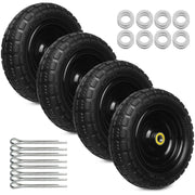 Storystore front view of 13 inch wheel showing full assembly and durability benefit