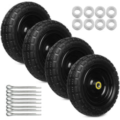 Storystore front view of 13 inch wheel showing full assembly and durability benefit