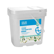 Strong Animals 20 lb pail front view showing label and lid for easy storage