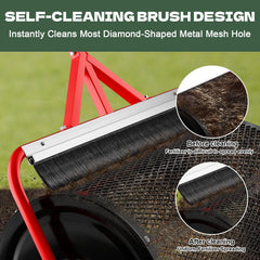 Sturdon brush cleaner detail removing damp compost to prevent clogging