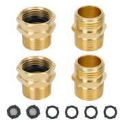 STYDDI front view of brass adapters showing kit benefits of readiness