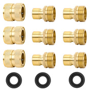 STYDDI front view of kit showing six male and three female connectors for instant setup