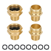 STYDDI front packaging showing all brass adapters and washers for reliable conversions