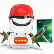Sult&co helmet front view showing feeder and clear shield for immersive viewing