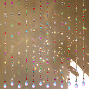 Suncalla front view window garlands creating colorful morning ambience