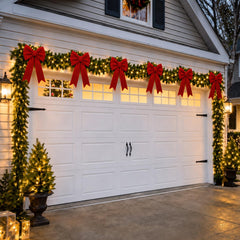 Suncalla solar string lights illuminated at night creating warm festive glow