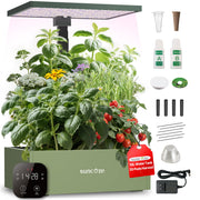 SUNCOZE front view showing 20 pods and compact design benefit