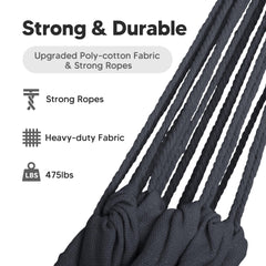 SUNCREAT braided ropes and metal thimble detail showing reinforced attachment for durability